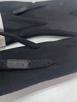 Reef Ginger Women's 10 Flip Flop Sandals Black Comfort Essentials Minimalist NWT thumbnail 2