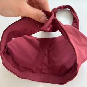 Lululemon Invigorate Clasp Sports Bra Women Size 4 Mulled Wine Pink High Support thumbnail 3