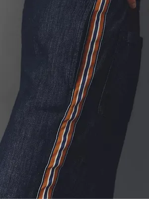 Maeve pull on Wide-Leg Track Pants with Multi-Stripe‎ Side Tape XS thumbnail 2