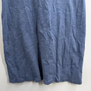 Theory Cherry B3 Sterling Rib Knit T Shirt Mini Dress Blue Melange M thumbnail 3