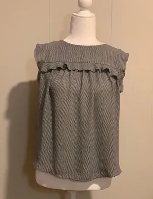 Loft Ruffled Blouse thumbnail 1