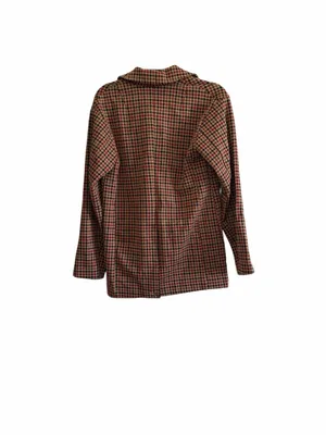 NWT Anthropologie Avec Les Filles Longline Plaid Blazer Size Small thumbnail 5