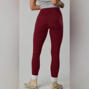 OFFLINE By Aerie Real Me High Waisted Crossover Legging Red Small NWT IN PKG thumbnail 2