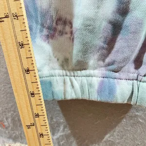 1083 | Nike‎ Sportswear Tie Dye Fleece Jogger Sweatpants Green Purple Womens L thumbnail 4