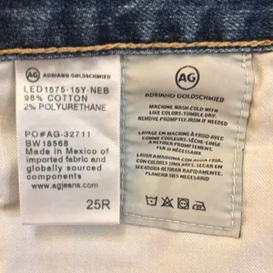 AG Adriano Goldschmied the ex-boyfriend slim slouchy slim size 25r thumbnail 13