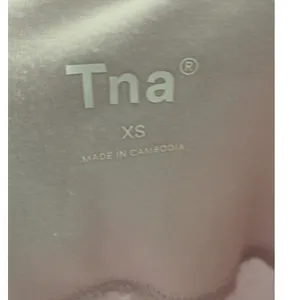 Aritzia Tna light pink high-waisted flare leggings thumbnail 4