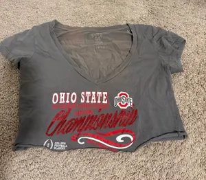 Ohio State crop top Gray Size M thumbnail 1