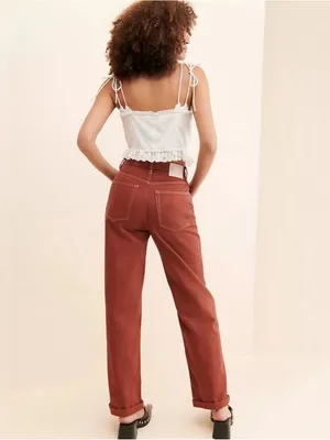 NWT Free People ZGY Hi & Loose Super High Rise Jeans Sz 27 thumbnail 8