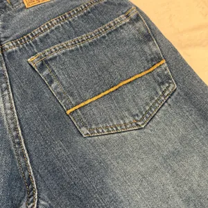 Y2K Baggy Jeans, Wide Leg, Mid Rise, Carpenter/Skater style, Petite/Ankle Crop thumbnail 5