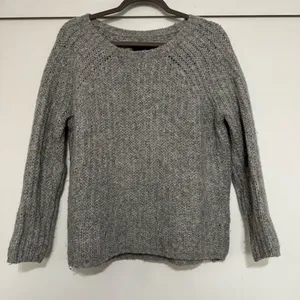 Nili Lotan Alpaca Wool Knit Grey Sweater Gray thumbnail 2
