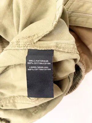 7 For All Mankind Utility Cargo Drawstring Pants Fall - L - Olive Green Khaki thumbnail 8