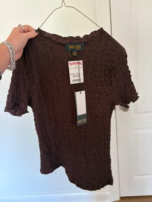 Truth By Republic brown scrunch top Size XS thumbnail 2