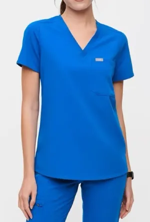Figs Catarina One Pocket Scrub Top Royal Blue Size XL thumbnail 1