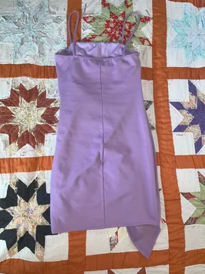 Blue Blush Lavender Strapless Bodycon Mini Dress thumbnail 3