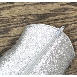 On 34th Women Glitter Aatira Tulip Booties 10019682200 Silver Glitter 5.5M thumbnail 6