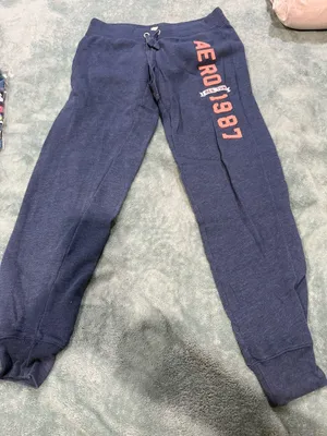 Aeropostale Aero 1987 Fit & Flare Sweatpants, Navy Blue, Size XS thumbnail 1