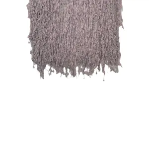 Umgee Women's‎ Cardigan Wrap Shaggy Open Front Fringe Vest Sleeveless Grey Large thumbnail 9