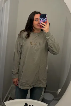 Crew Neck Gray Size XL thumbnail 1