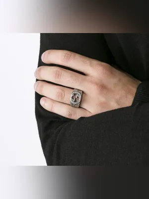 Gucci GG Logo Sterling Silver 925 Ring Unisex 445302 thumbnail 4