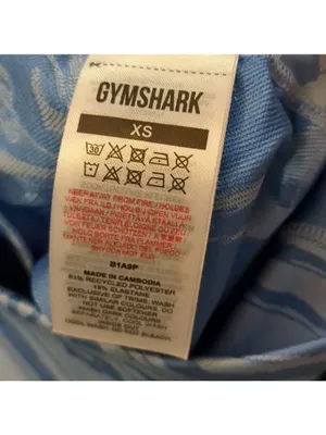 Gymshark power jacquard shorts size XS thumbnail 5