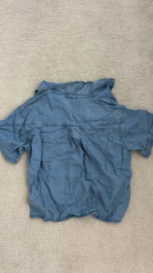 splendid denim top thumbnail 3