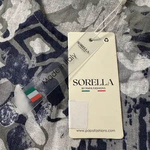 Sorella Geometric Linen Maxi Cocoon Dress - NWT - Size XL thumbnail 8