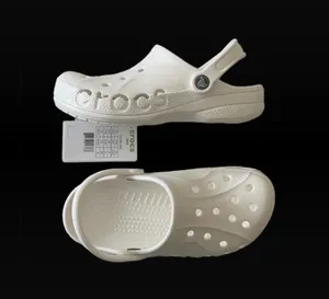 Crocs Baya White Unisex Clog, Size: Women's (7) thumbnail 2