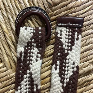 Cotton braided western/farm work belt. Unisex length 40.5 thumbnail 2