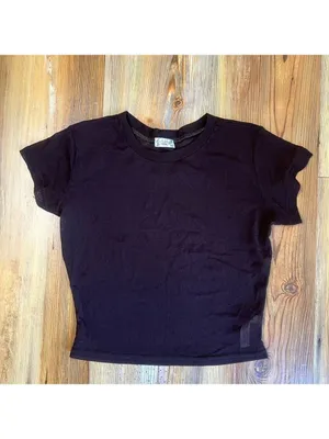 Free People Sheer Cap Sleeve Cappuccino Women's Top Size M SKU#C24101 thumbnail 8