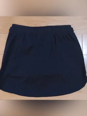 Athleta Black Crest Skort with Subtle Logo Label thumbnail 4