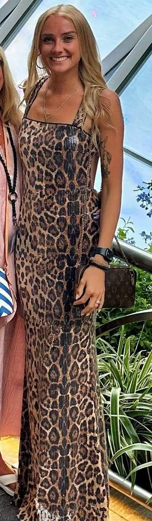 Shein Cheetah Print Dress thumbnail 1