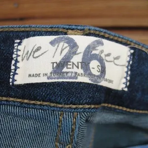 NWT Free People High Waist Raw Hem Skinny Jeans thumbnail 8