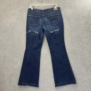 Y2K Aeropostale Low Rise Hailey Flare Jeans Boho Festival Retro Women 11/12 x 29 thumbnail 2