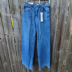 NEW Kensie Carla Wide Leg Blue Jeans 8/29 thumbnail 4