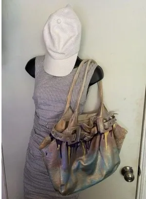 Customized By Me Multicolor Leather Shoulder Bag thumbnail 3