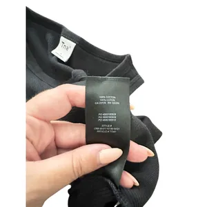 ARITZIA TNA Ribbed Cropped Racer Tank Black Small thumbnail 5