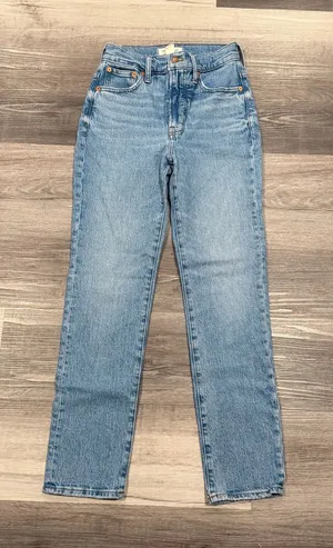Madewell The Perfect Vintage Jean Womens Light Wash High Rise Straight Leg Sz 23 thumbnail 1