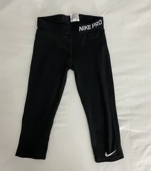 Nike Pro Black Capri Length Dri-Fit thumbnail 3