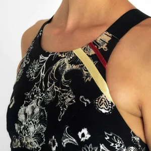 Free people movement freestyle sport bra printed -small black floral print thumbnail 2