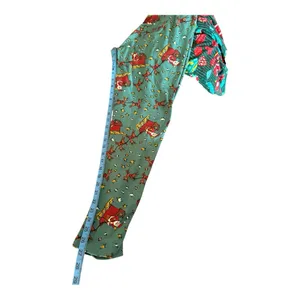 LuLaRoe Green Red Santa Reindeer Christmas Leggings Size TC2 thumbnail 5