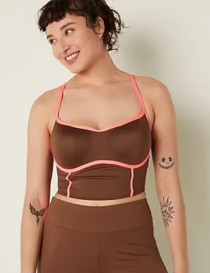 PINK Ultimate Push-Up Corset Sports Bra NWT thumbnail 1