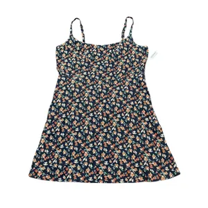NWT Old Navy Black Floral Cami Sun Dress Smocked Back Cottagecore‎ Summer XL thumbnail 2