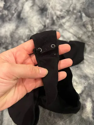 Amazon Black Short-Sleeve Scoop Neck Bodysuit thumbnail 3