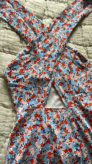 Fortunate One Dress Floral halter  thumbnail 7