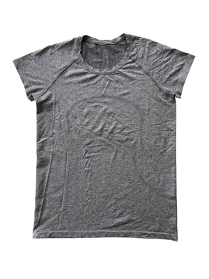 lululemon Swiftly Tech Short Sleeve Shirt 2.0 Gray Size 12 thumbnail 2