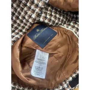 Brooks Brothers Checked Tweed Cropped Jacket thumbnail 10