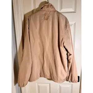 Alo Yoga Womens Tan San Dune Snap Front Coaches Jacket XL thumbnail 7