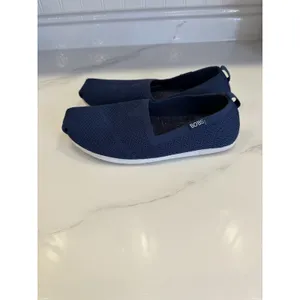 Skechers BOBS Memory Foam Knit Slip On Shoes Women’s US 7 Navy Blue Comfort thumbnail 2