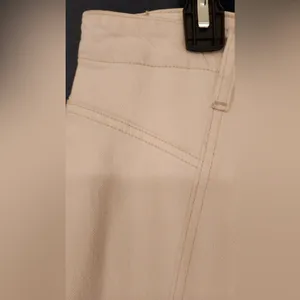 Free People We the Free Women's White Flared Pants with no Pockets Size 35 thumbnail 9