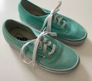 🦋Authentic VANS Canvas Flat Sneakers, Size 6 thumbnail 1
